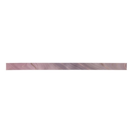 Mauve Strata | Dusty Pink und Rose Gold Agate Satinband (Vorderseite)