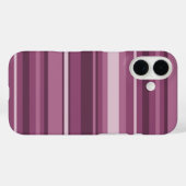 Mauve Streifen Case-Mate iPhone Hülle (Rückseite (Horizontal))
