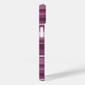Mauve Streifen Case-Mate iPhone Hülle (Rückseite / Rechts)