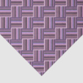 Mauve Streifen diagonales Webmuster Seidenpapier (Ausschnitt)