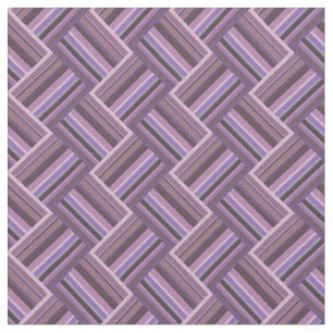 Mauve Streifen diagonales Webmuster Stoff