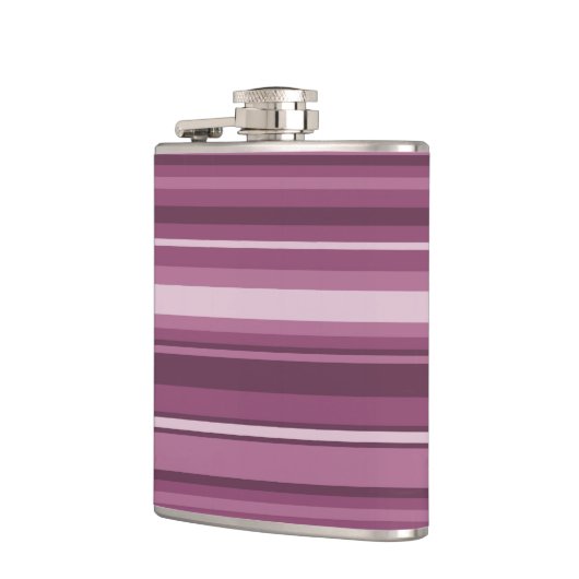 Mauve Streifen Flachmann (Links)