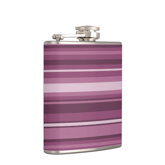 Mauve Streifen Flachmann (Rechts)