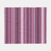 Mauve Streifen Fleecedecke (Vorderseite (Horizontal))