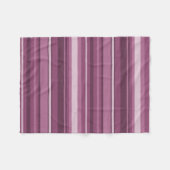 Mauve Streifen Fleecedecke (Vorderseite (Horizontal))