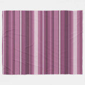 Mauve Streifen Fleecedecke (Vorderseite (Horizontal))