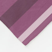 Mauve Streifen Fleecedecke (Ecke)