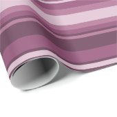 Mauve Streifen Geschenkpapier (Rolleneckpunkt)