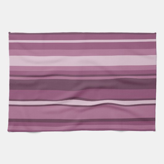 Mauve Streifen Handtuch (Horizontal)