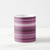 Mauve Streifen Kaffeetasse (Mittel)