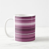 Mauve Streifen Kaffeetasse (Links)