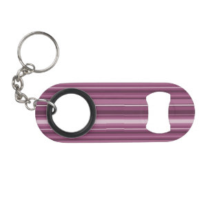 Mauve Streifen Mini Flaschenöffner