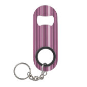 Mauve Streifen Mini Flaschenöffner (Vorderseite)