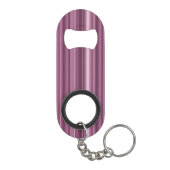 Mauve Streifen Mini Flaschenöffner (Rückseite)