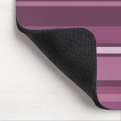 Mauve Streifen Mousepad (Ecke)