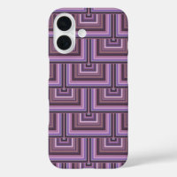 Mauve Streifen quadratische Skala Muster