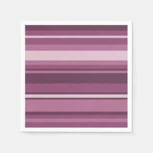 Mauve Streifen Serviette