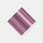 Mauve Streifen Serviette (Ecke)