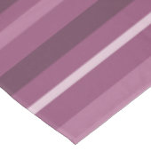 Mauve Streifen Tischdecke (Schrägansicht)