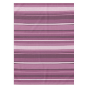Mauve Streifen Tischdecke