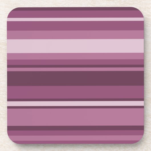 Mauve Streifen Untersetzer (Vorderseite)