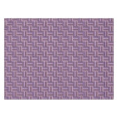 Mauve Streifen Webmuster Tischdecke (Vorderseite (Horizontal))