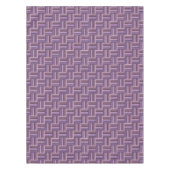 Mauve Streifen Webmuster Tischdecke (Vorderseite)
