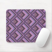 Mauve Stripes-Skalenmuster Mousepad (Mit Mouse)