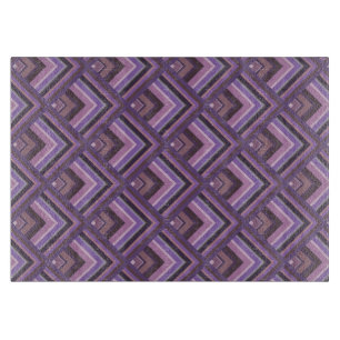 Mauve Stripes-Skalenmuster Schneidebrett