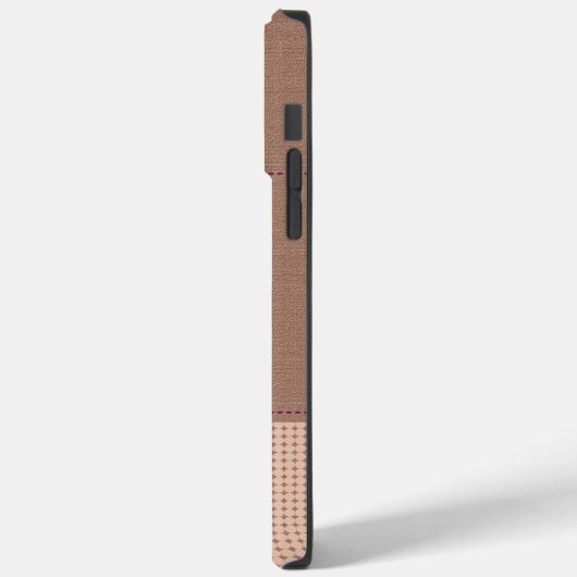 Mauve Stylish Fram mit benutzerdefiniertem Foto Case-Mate iPhone Hülle (Rückseite / Links)