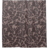 Mauve Swirl Duschvorhang (Vorderseite)