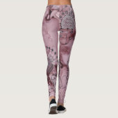 Mauve Swirl Leggings (Rückseite)