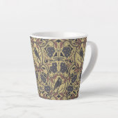 Mauve, Tan & Gray Crow & Dragonfly Milchtasse (Rechte Ecke)