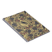Mauve, Tan & Gray Crow & Dragonfly Notizblock (Rechte Seite)