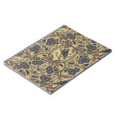 Mauve, Tan & Gray Crow & Dragonfly Notizblock (Linke Seite)