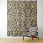 Mauve, Tan & Gray Crow & Dragonfly Wandteppich (Beispiel)