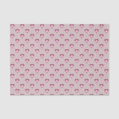 Mauve Tiny Glows Herz Tissue Paper Seidenpapier (Vorderseite)