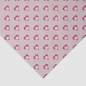 Mauve Tiny Glows Herz Tissue Paper Seidenpapier (Ausschnitt)