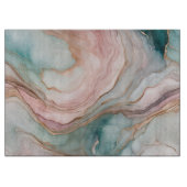 Mauve und Aquamarine Agate Layers Schneidebrett (Vorderseite)