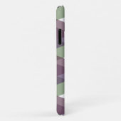 Mauve und grüne Dreiecke Case-Mate iPhone Hülle (Hinten/Rechts)