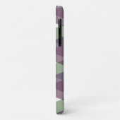 Mauve und grüne Dreiecke Case-Mate iPhone Hülle (Hinten/Links)