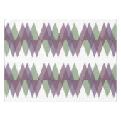 Mauve und grüne Dreiecke Tischdecke (Vorderseite (Horizontal))
