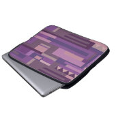 Mauve und lila Gehäuse Laptopschutzhülle (Vorne Knopf)