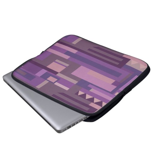 Mauve und lila Gehäuse Laptopschutzhülle (Vorne Knopf)