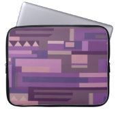 Mauve und lila Gehäuse Laptopschutzhülle (Vorderseite)