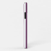 Mauve und weiße Streifen Case-Mate iPhone Hülle (Hinten/Rechts)