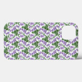 Mauve Violets auf White Floral iPhone 6 Xtreme Fal Case-Mate iPhone Hülle (Rückseite (Horizontal))