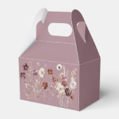 Mauve Wedding durch Whimsical Fall getrocknete Blu Geschenkschachtel (Rückseite)