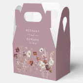 Mauve Wedding durch Whimsical Fall getrocknete Blu Geschenkschachtel (Geöffnet)