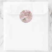 Mauve Wedding Themed Stickers (Tasche)